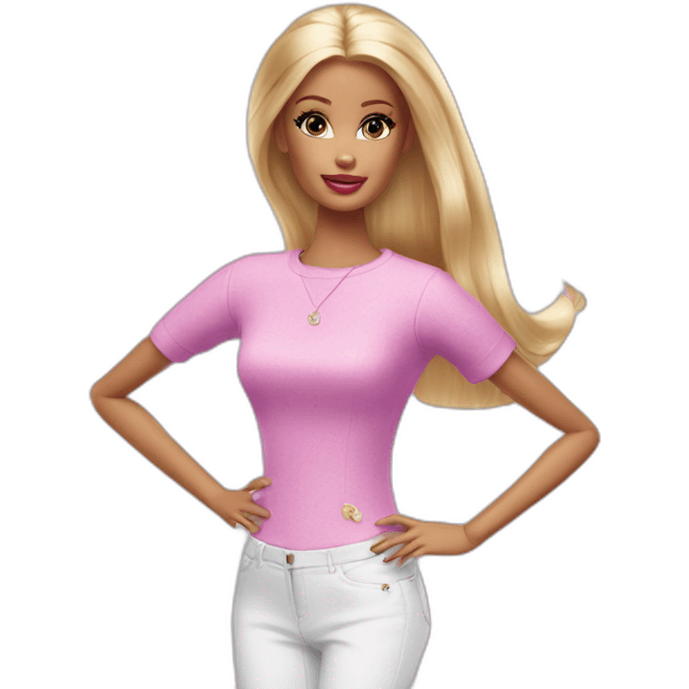 weird barbie emoji