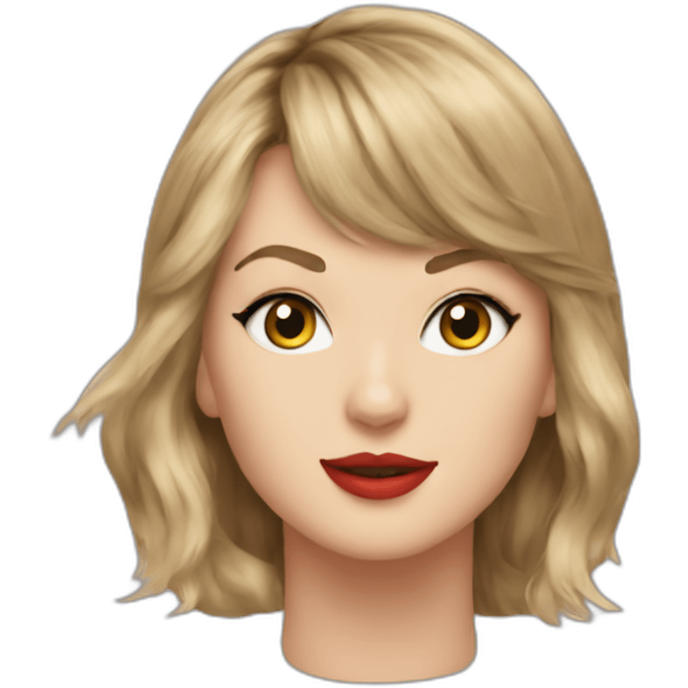 taylorswift mixed with a cat emoji