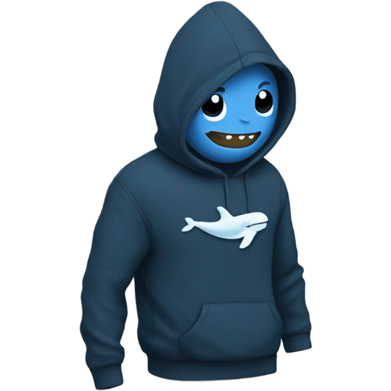 Jason wearing a whale hoodie  emoji