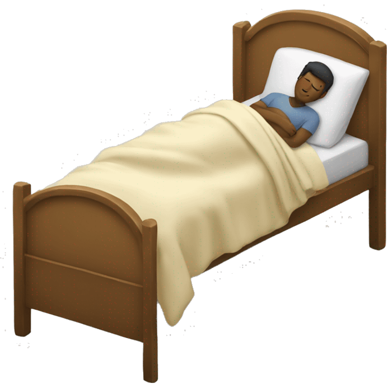 sleeping in bed emoji