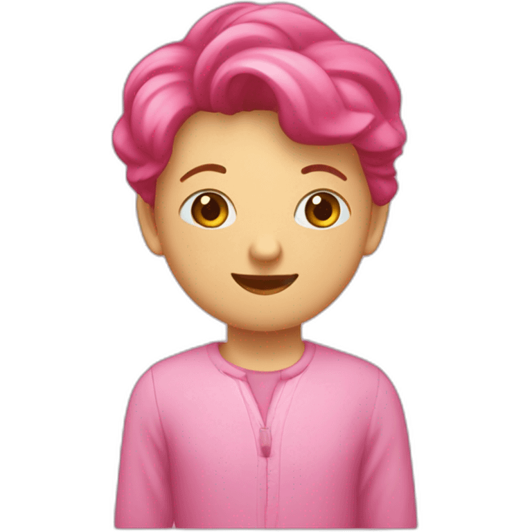 Cœur de couleur rose avec écrit mya à l'interieur emoji