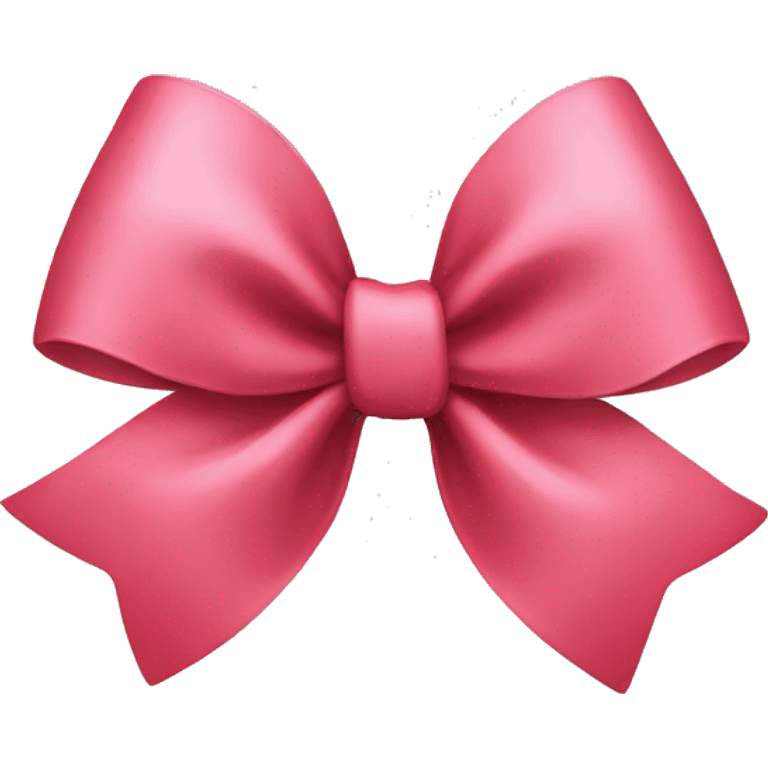 Pinky red bow emoji