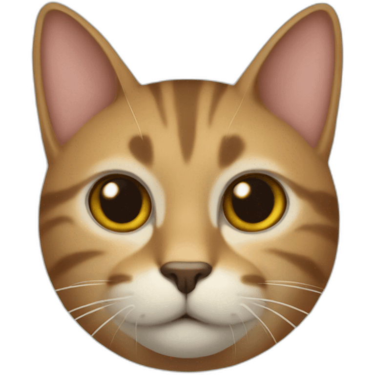 Gato lambendo emoji