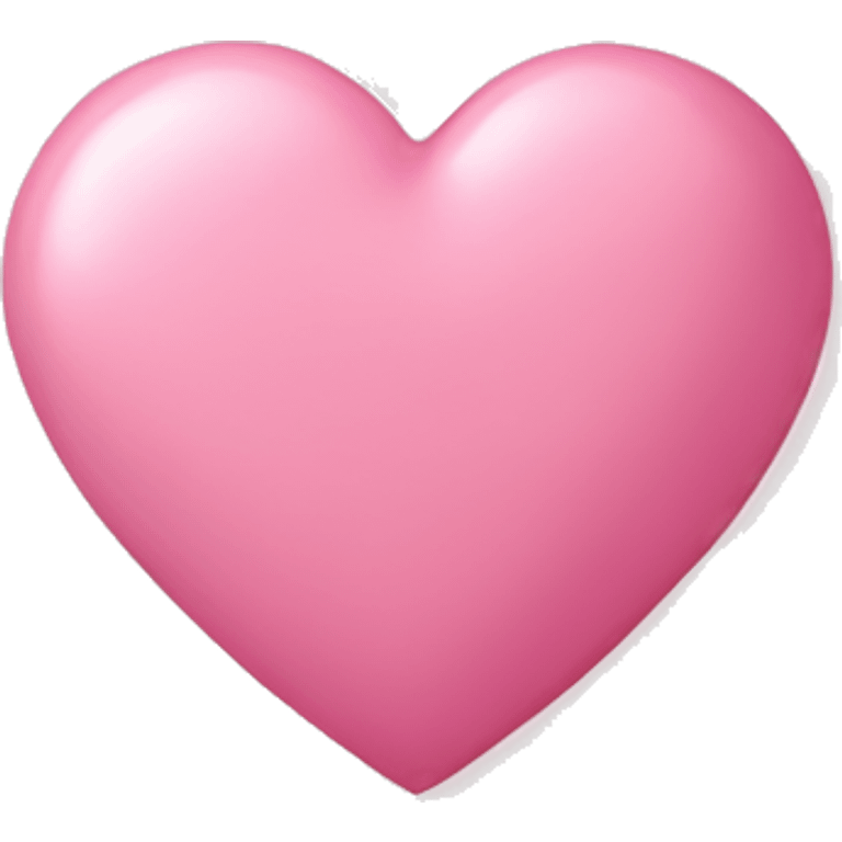 light pink heart with pink santa hat emoji