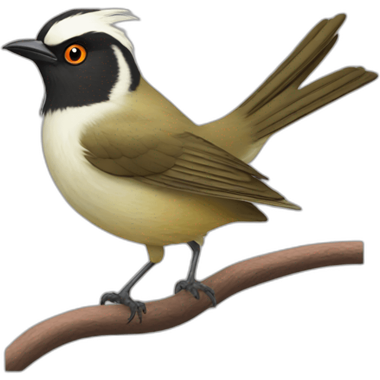 white eared bulbul emoji