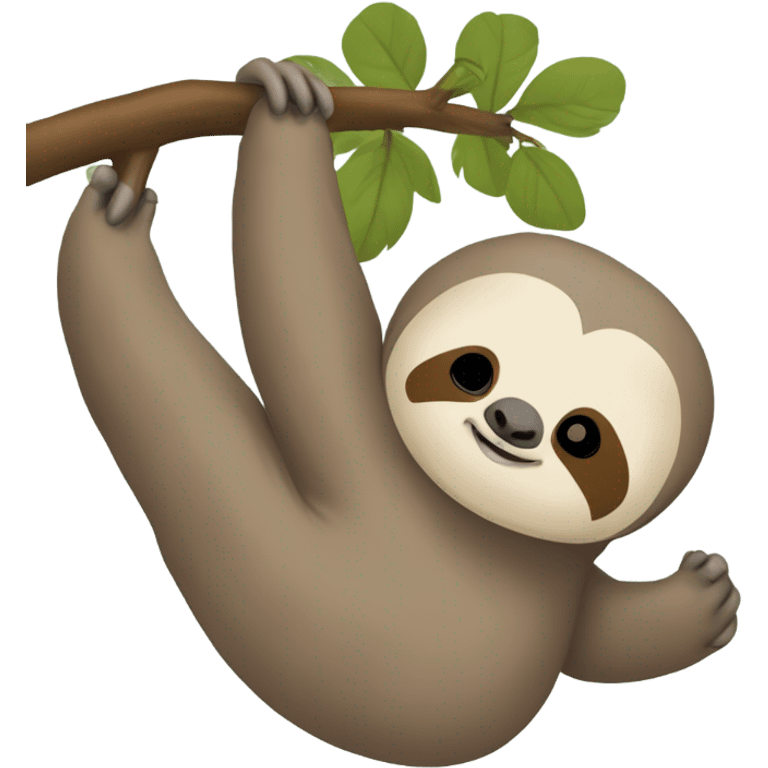 Valentines sloth emoji