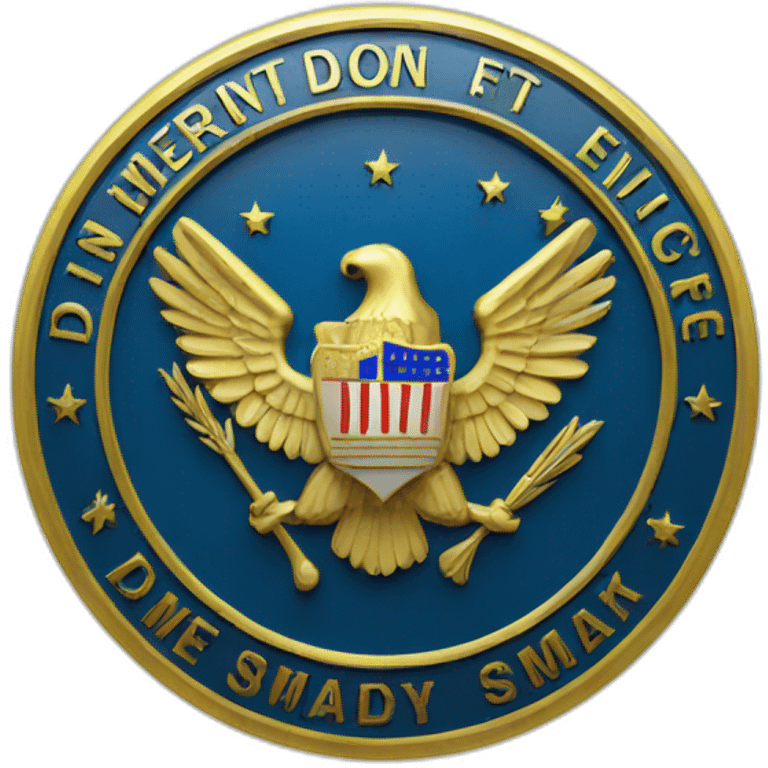 task force emblem with letters "DMI" emoji