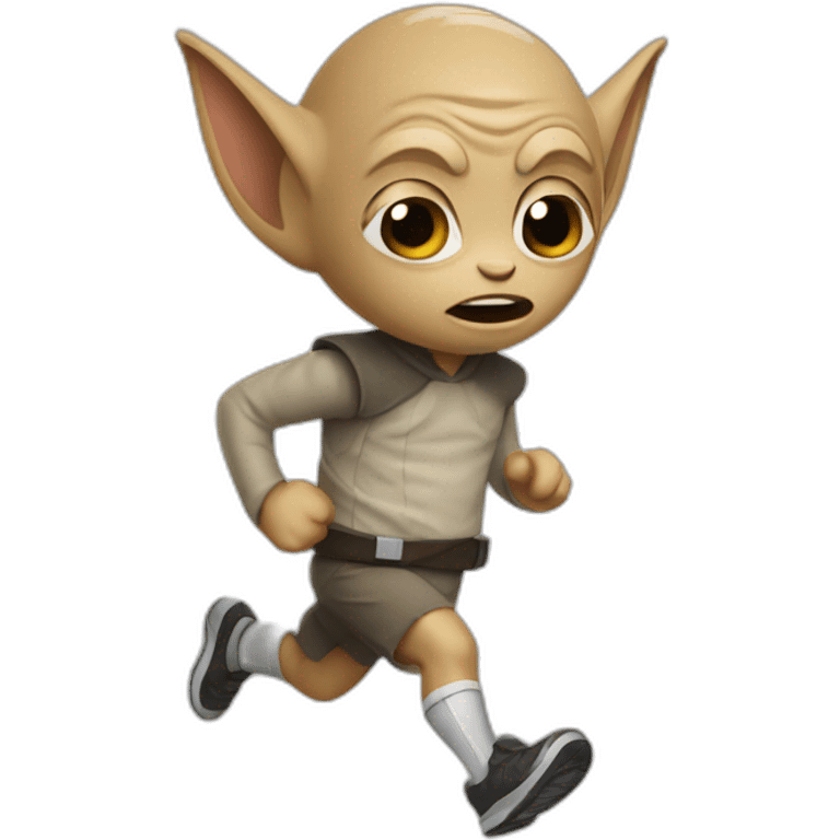 Grogu star wars jogging emoji