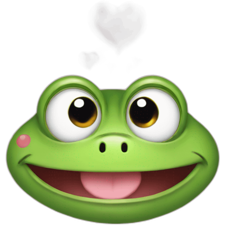 frog love emoji