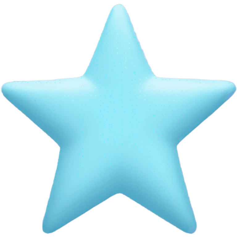 pastel blue star emoji