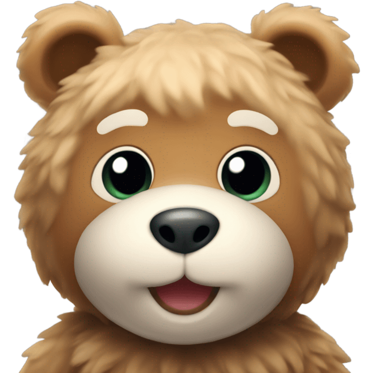 Teddy bear toy emoji