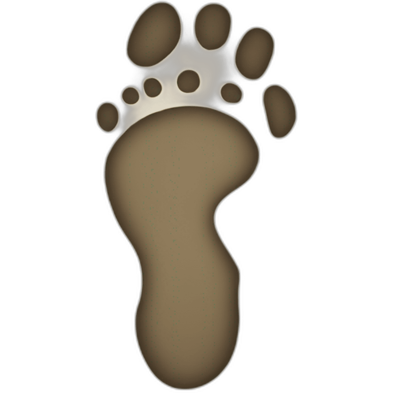 footprint emoji