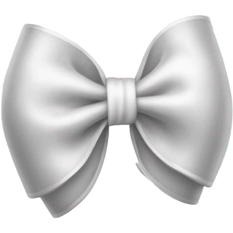 White coquette bow  emoji