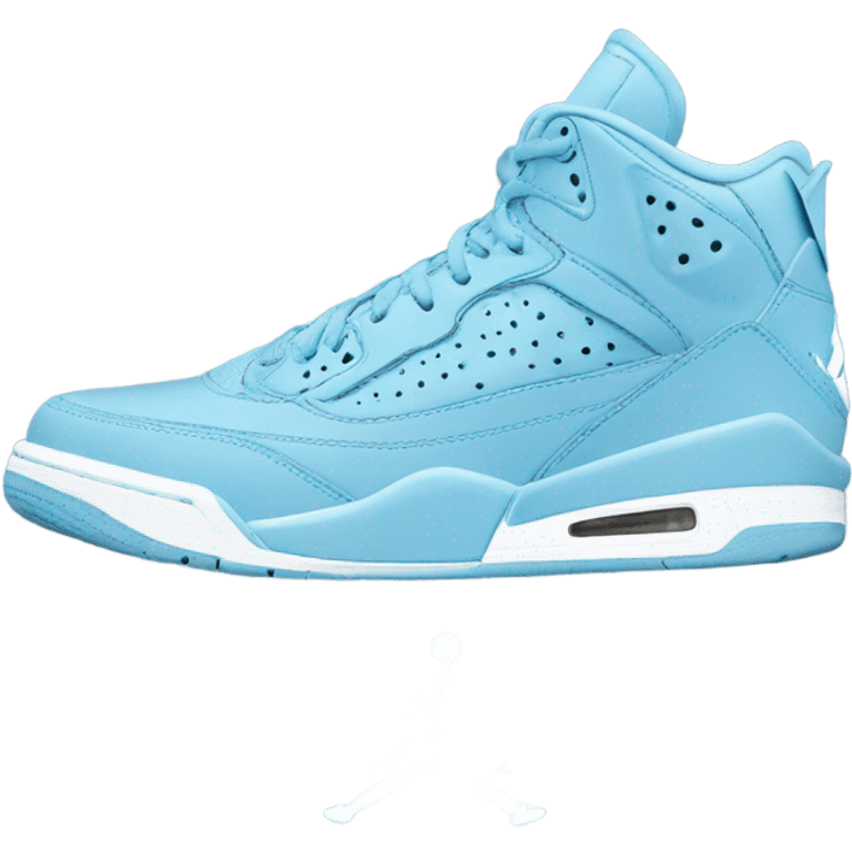 Light blue Jordan’s emoji