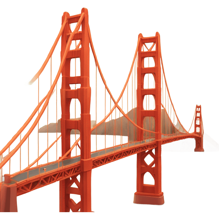 Golden Gate Bridge, San Francisco emoji