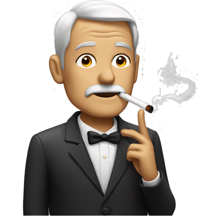 Smoking man emoji