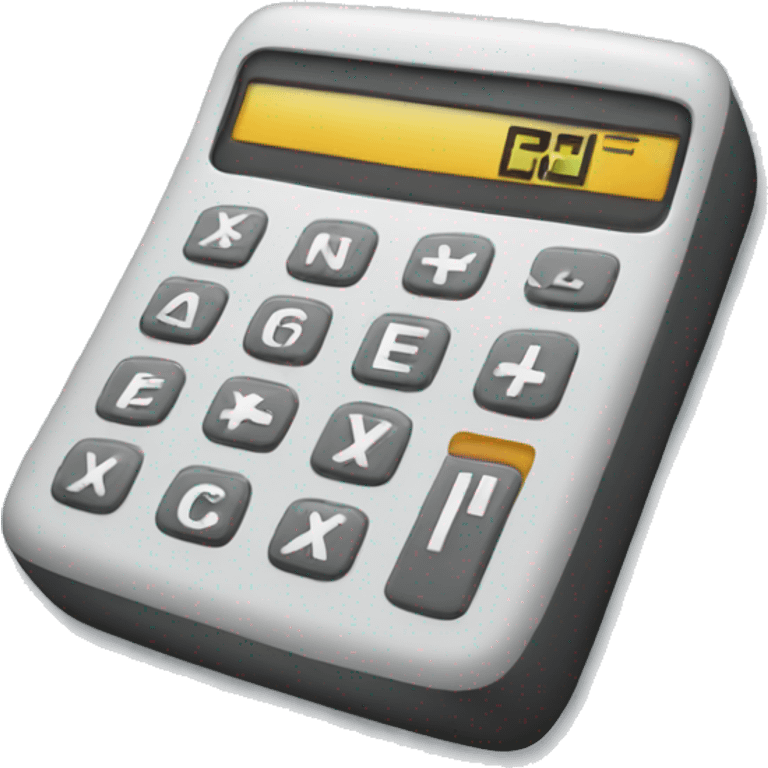 Calculator with stars emoji