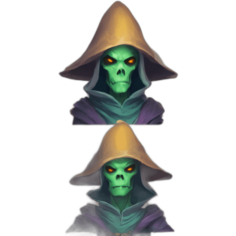 alien warlock futuristic roguelike rpg style inspired by slay the spire emoji