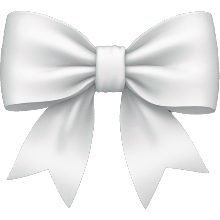 white bow emoji