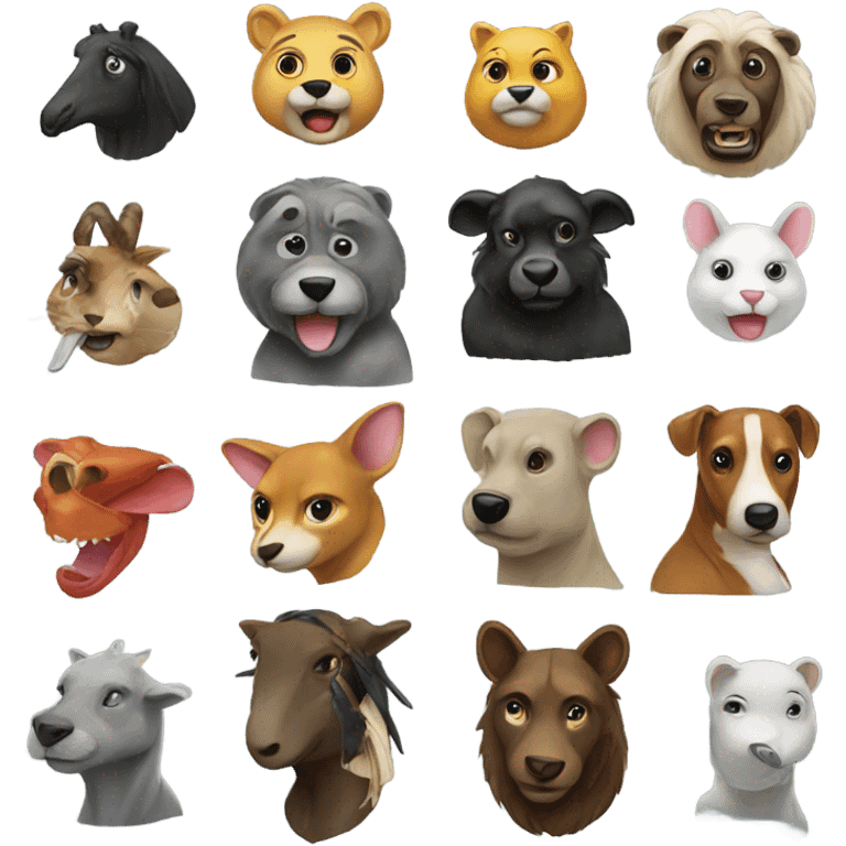 College animals emoji