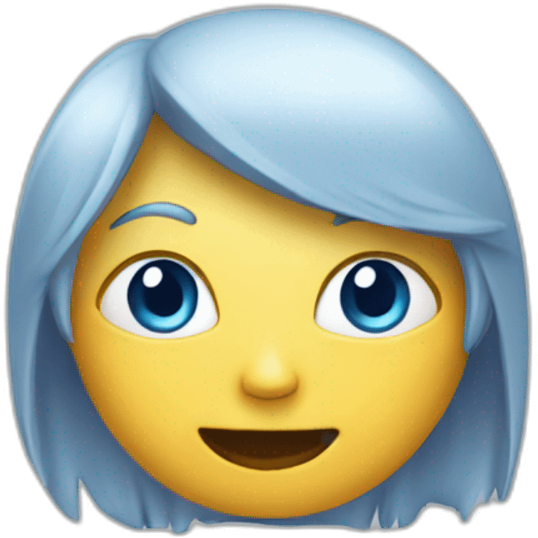 Chat Bleu emoji