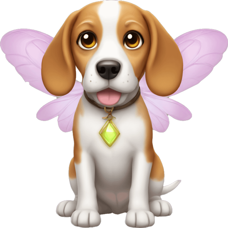 beagle fairy  emoji