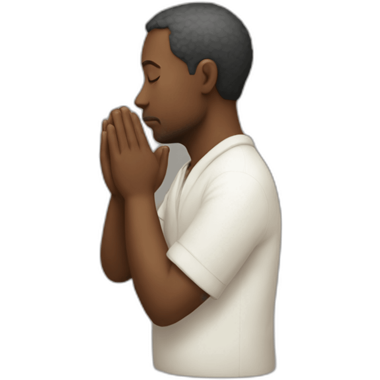 man praying emoji