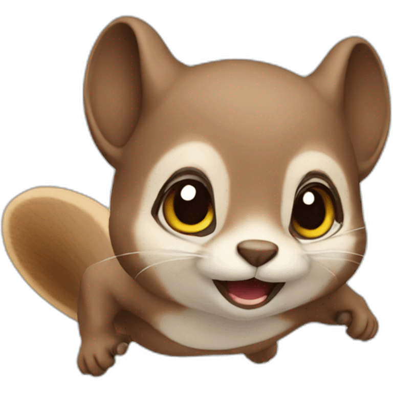 flying squirrel emoji