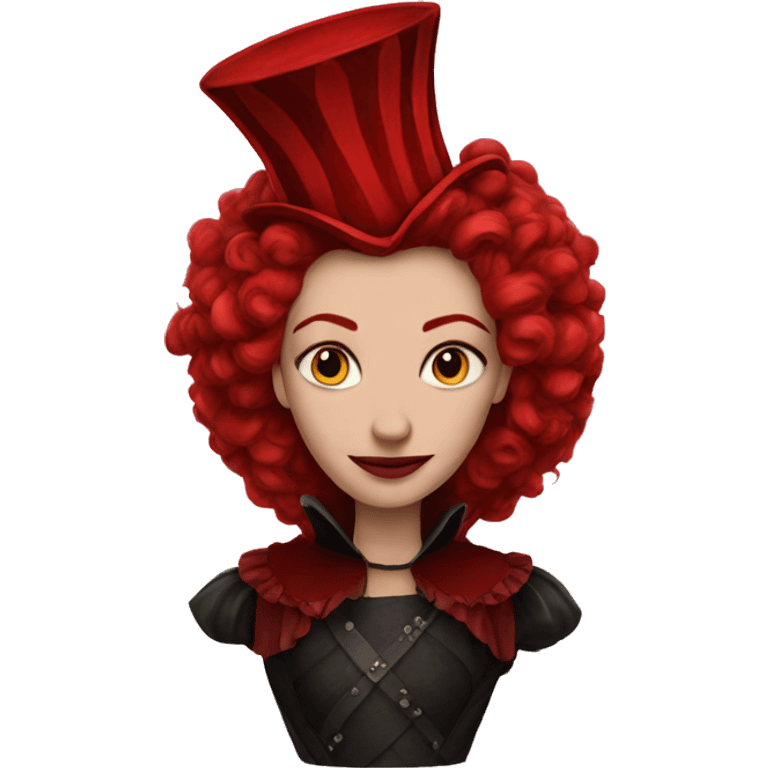 The red queen  emoji