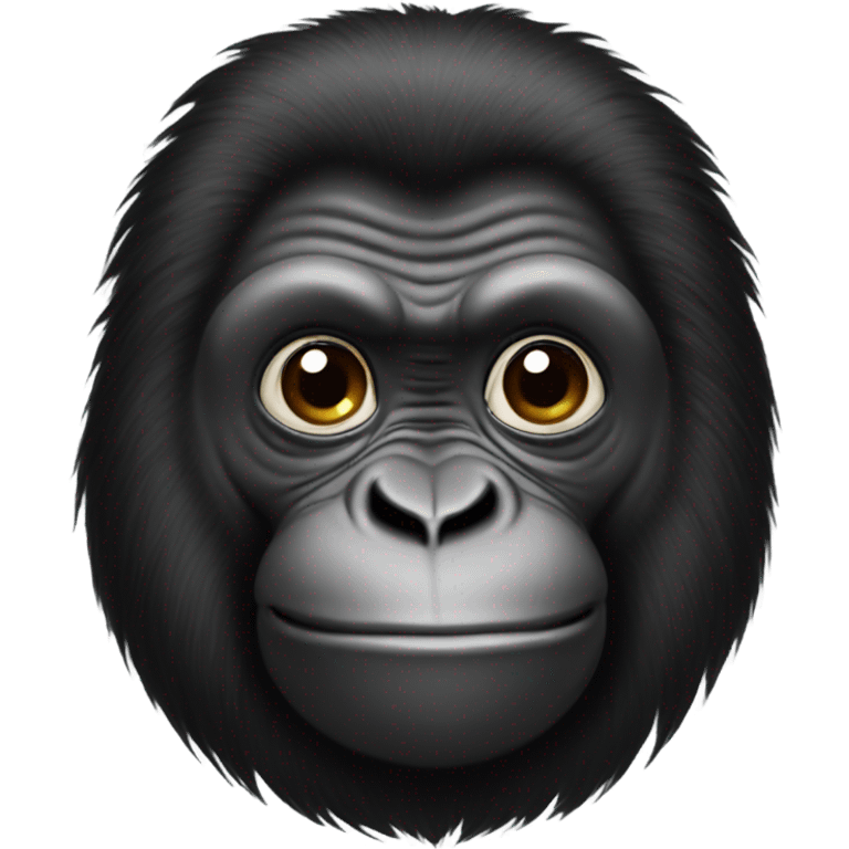 Black orangutan  emoji