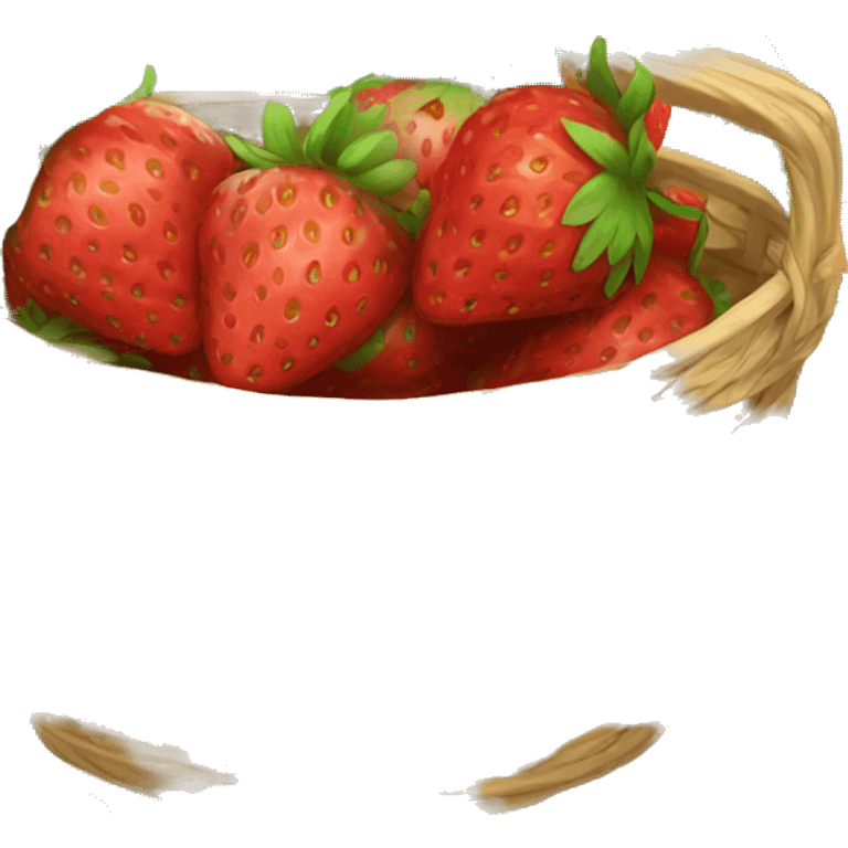 A strawberry basket emoji