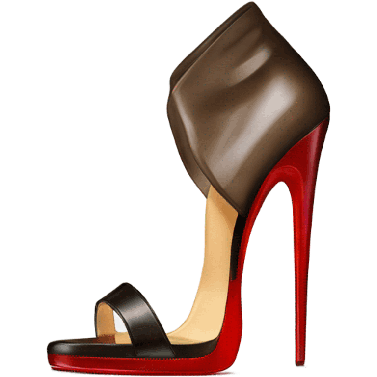 Big Christian louboutin heel emoji