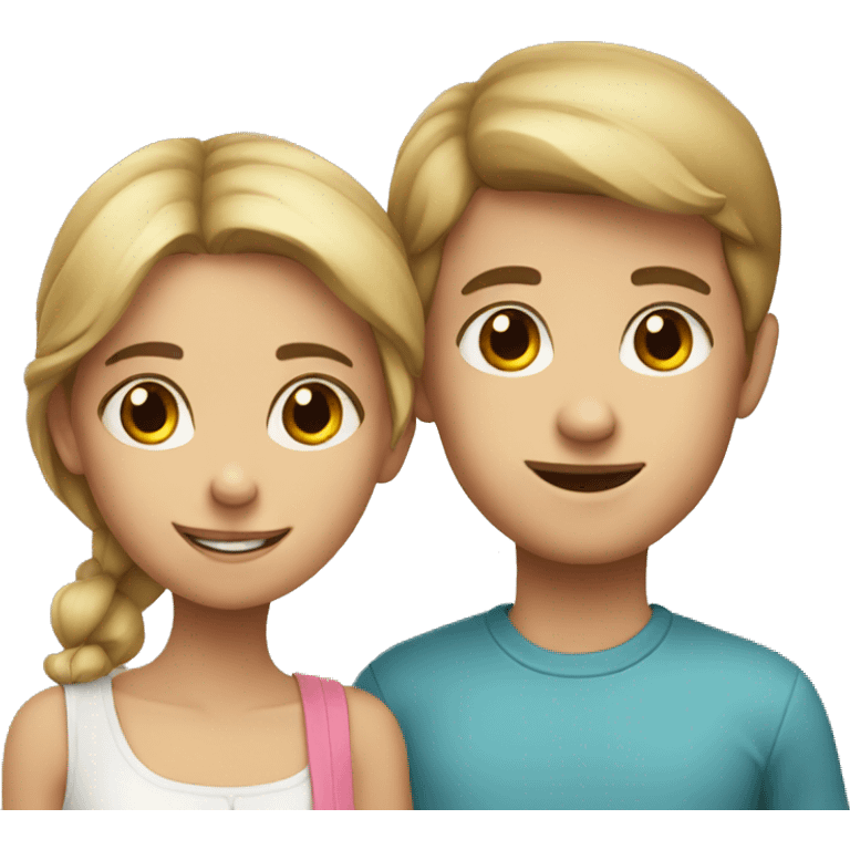 Boy and girl emoji