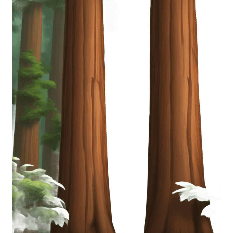 Redwood  forest emoji