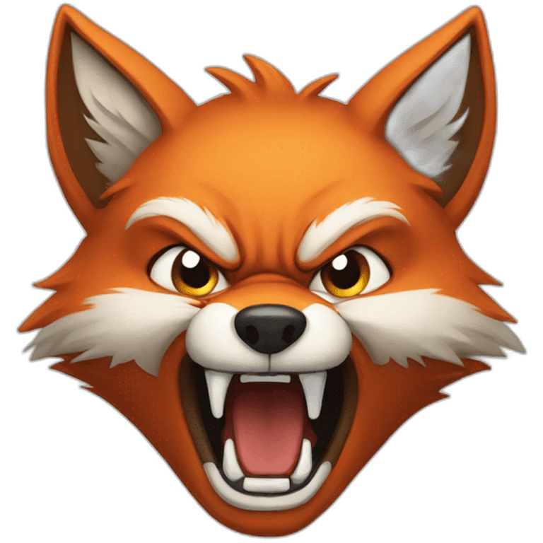 angry fox emoji