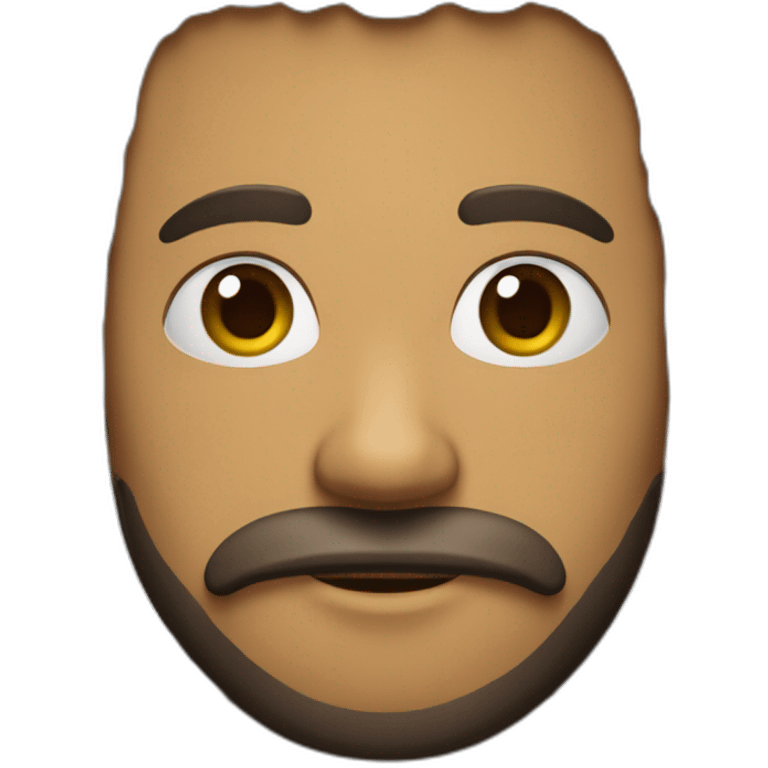 Muñeco con barba emoji