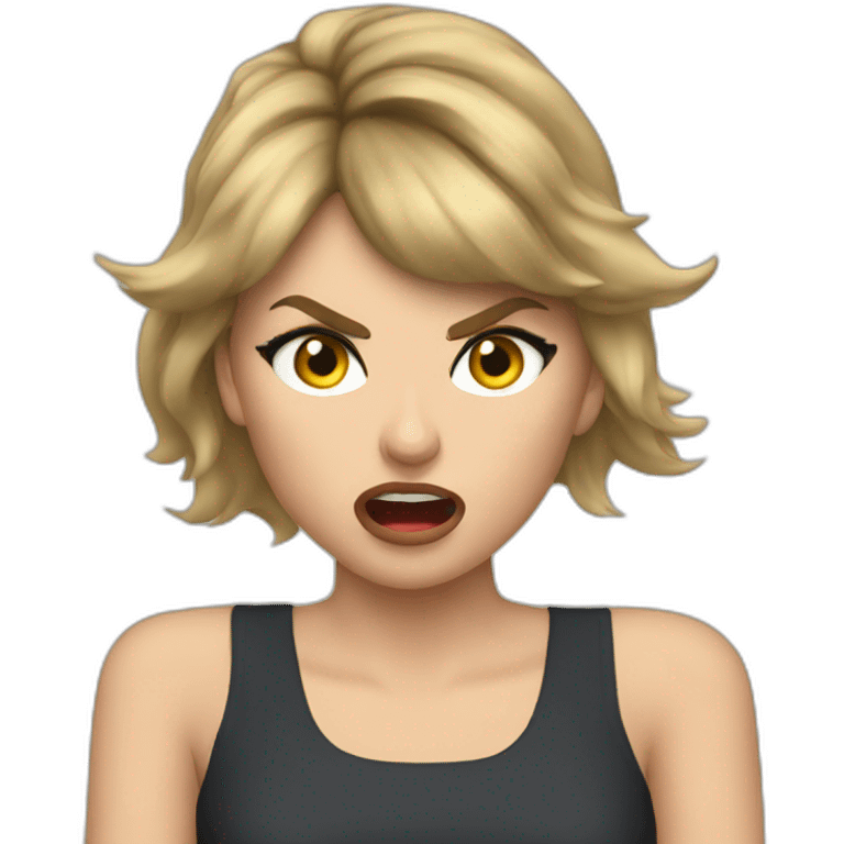 angry taylor swift emoji