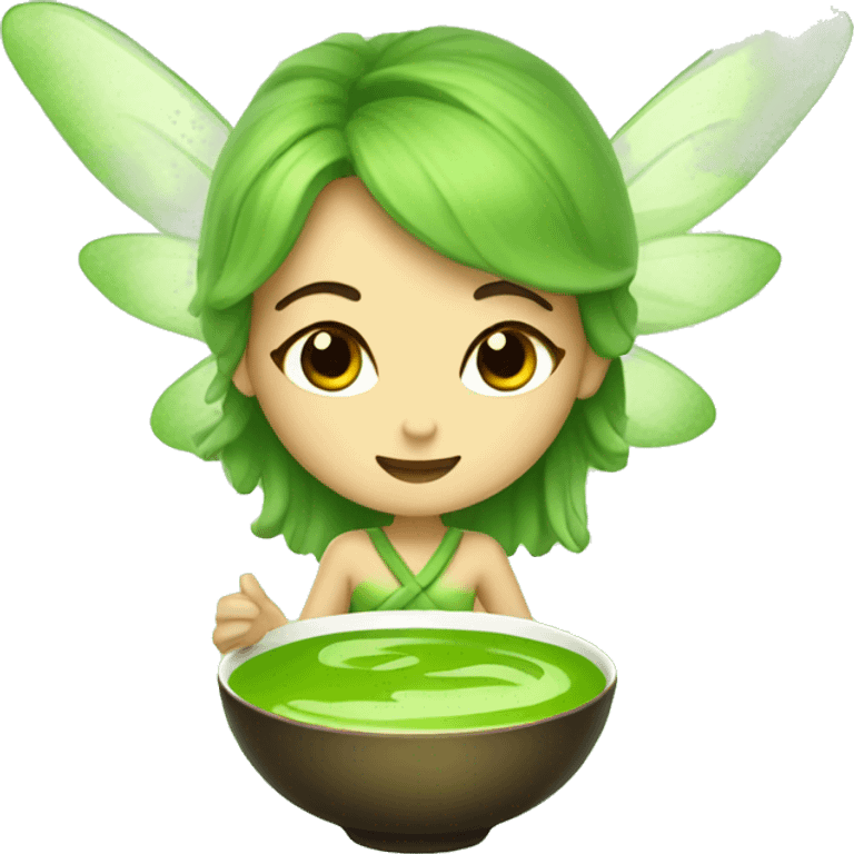 Matcha tea fairy  emoji