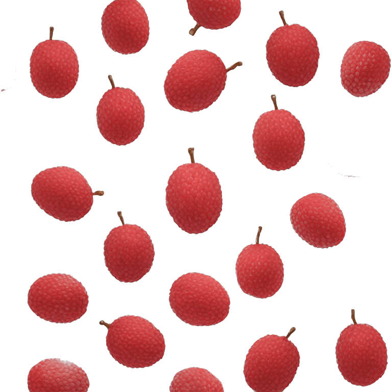 Lychee emoji