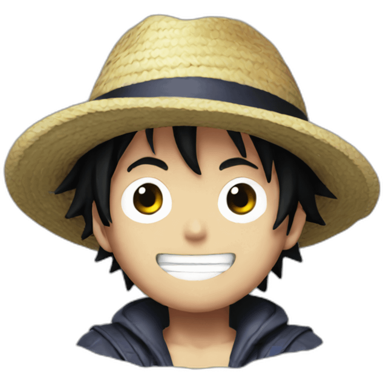 Luffy noir emoji