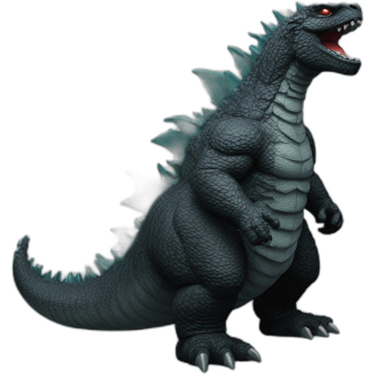 Godzilla toy emoji