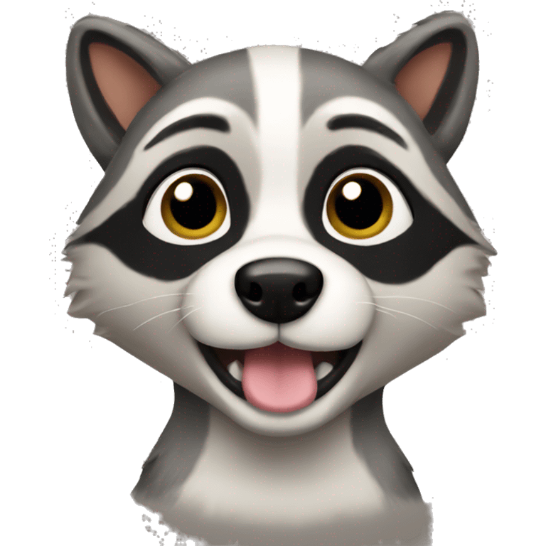 dog Raccoon emoji