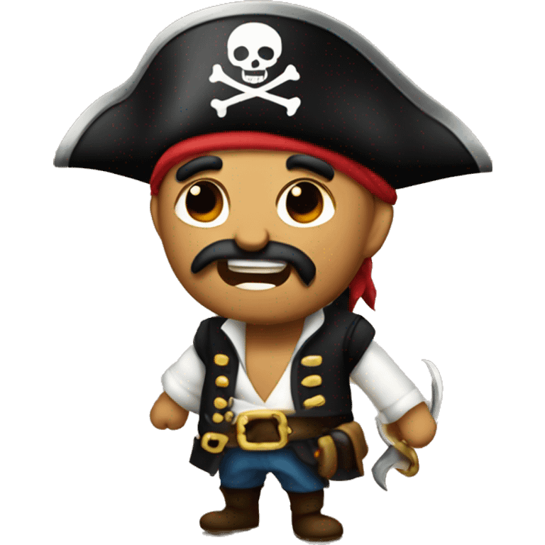 pirate saying yarrr emoji