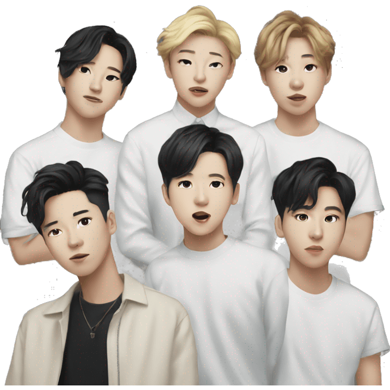 Kpop group emoji