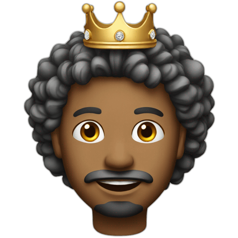 King with diamond crown emoji