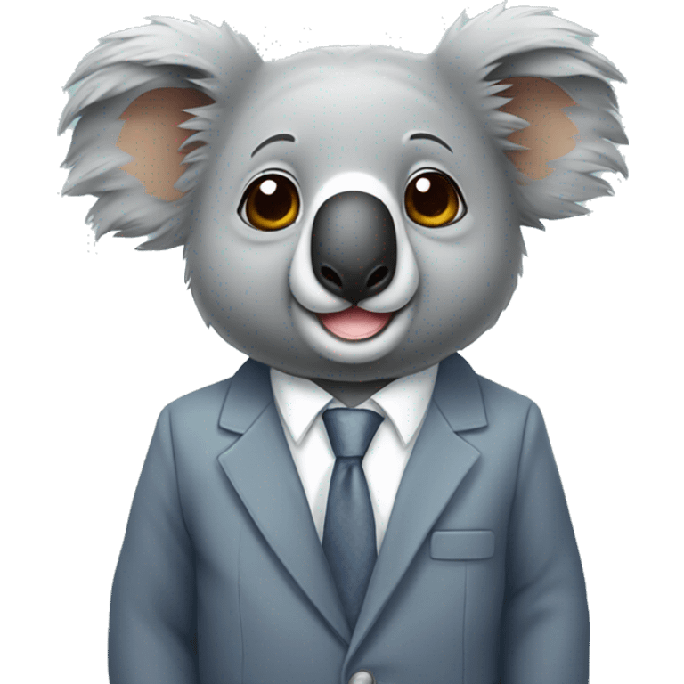 Koala im Anzug  emoji