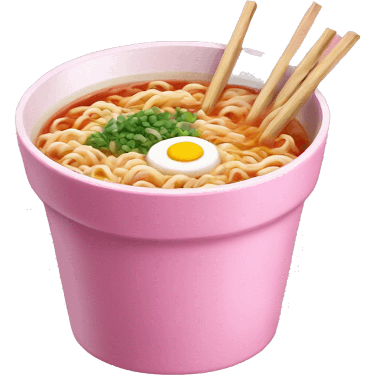 pink buldak ramen emoji