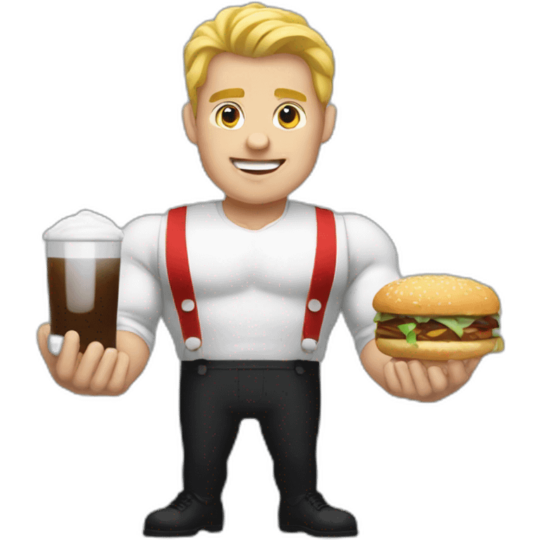 Strongman Waiter  emoji