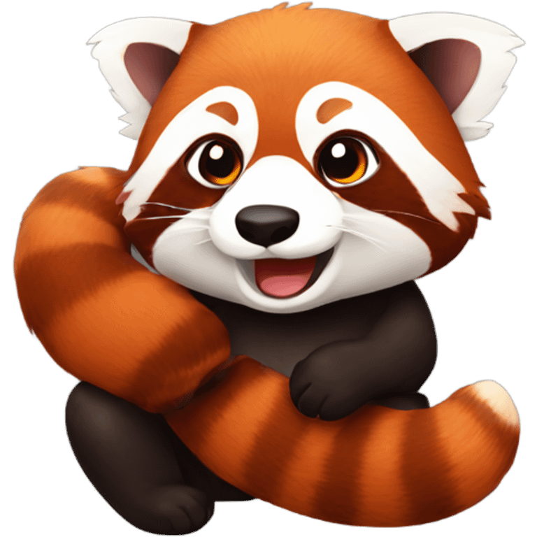 a red panda  emoji