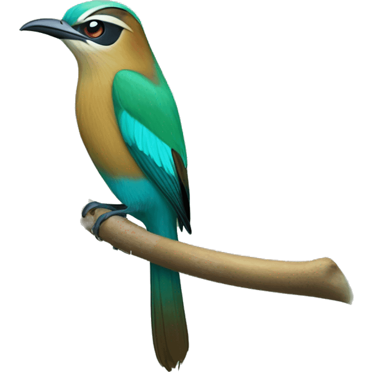 turquoise-browed motmot emoji